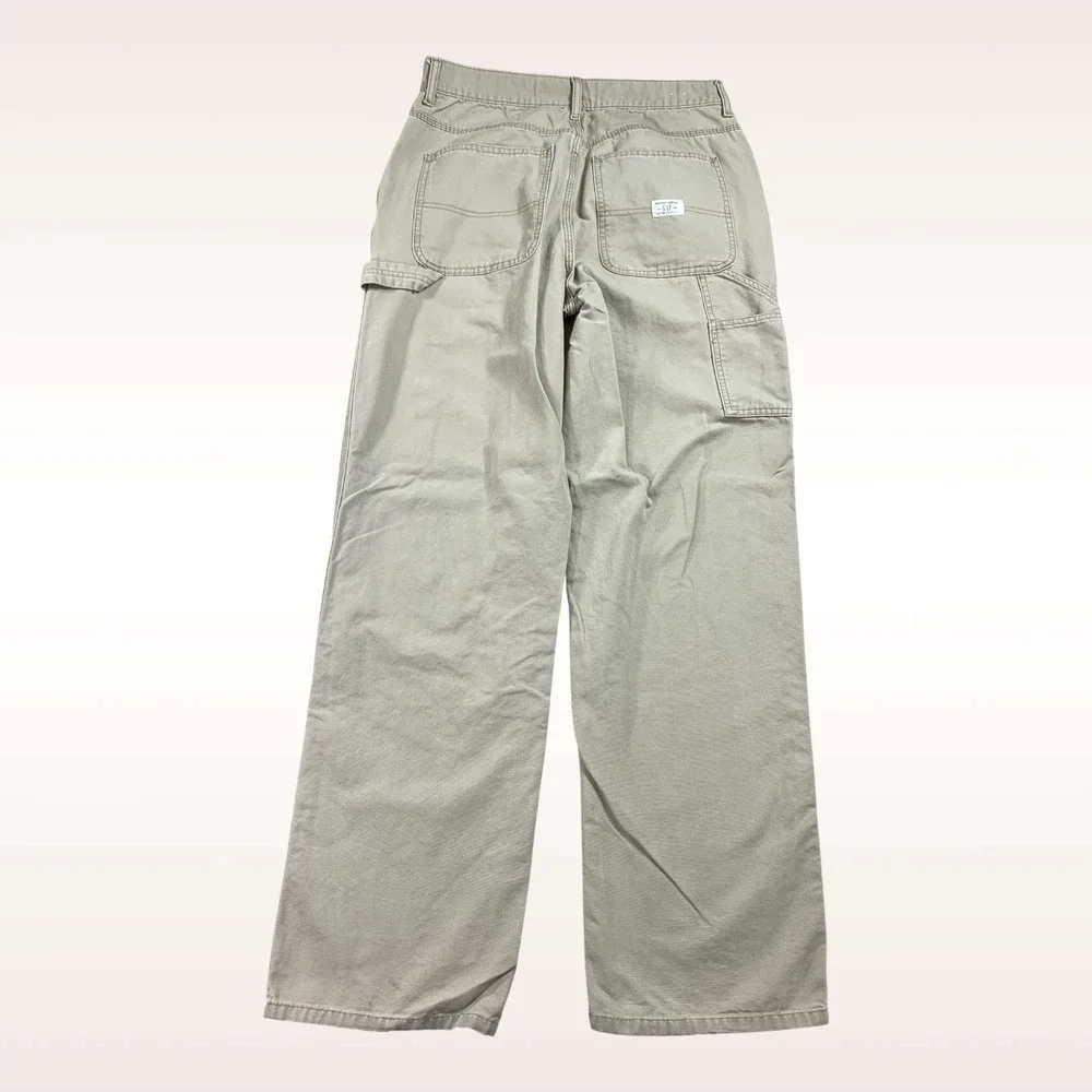 Vintage GAP Carpenter Pants Mens 32x32 Beige Utility Workwear Y2K Streetwear